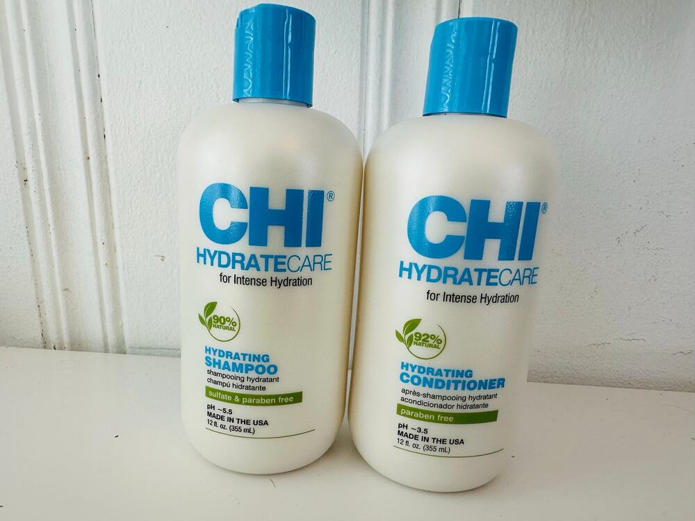 CHI HydrateCare Hydrating Shampoo and Conditioner 12oz Set - NEW